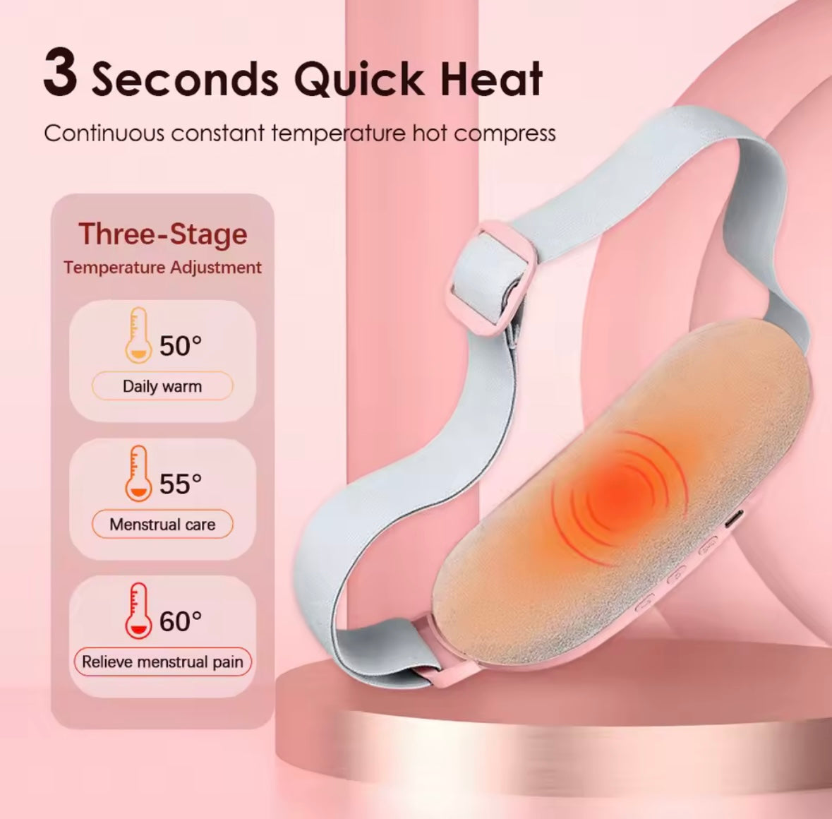SootheBelt™ - Ceinture électrique pour règles douloureuses